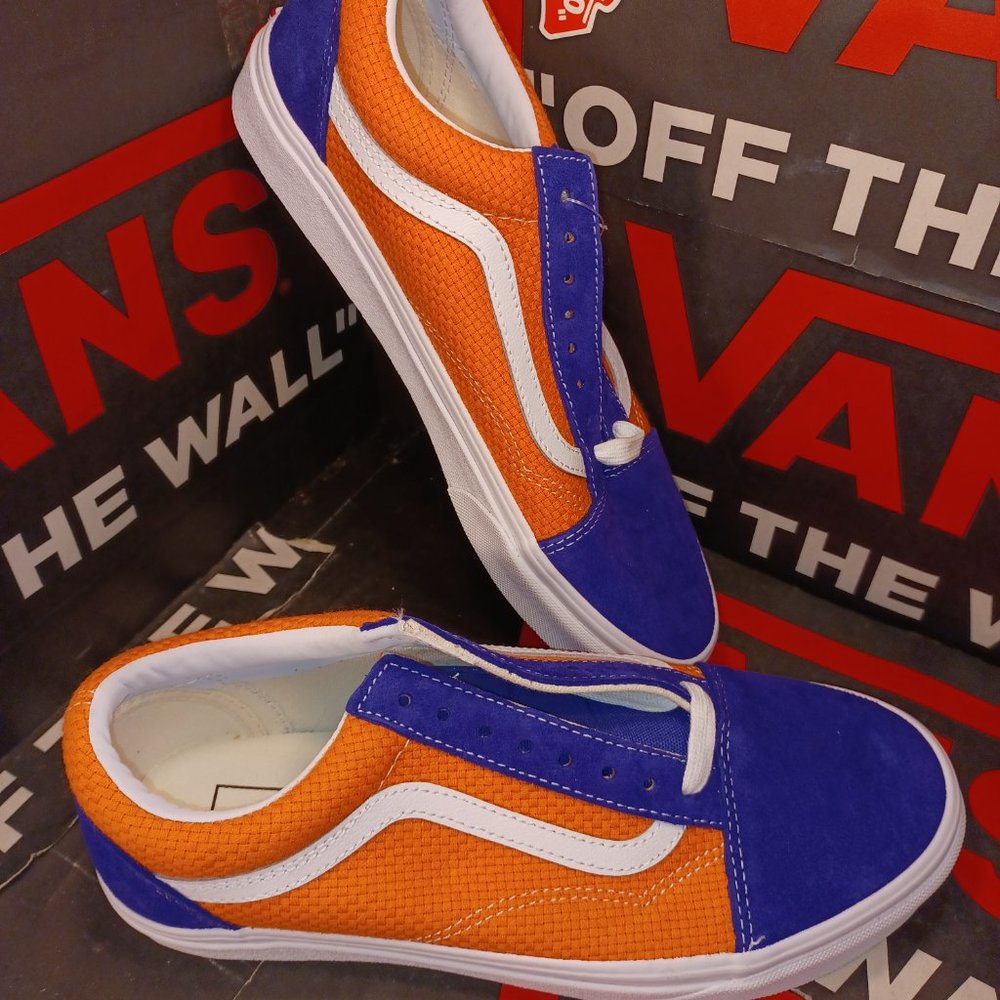 Vans Old Skool (P&C) Royal Blue Apricot Buff Men's 9.5/Women's 11 VN0A4U3BWTJ